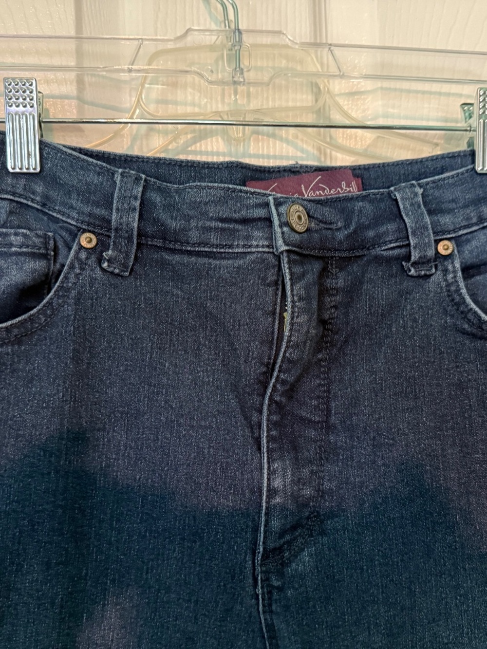 Gloria Vanderbilt Amanda Classic Jeans Medium Blue size 14 Long